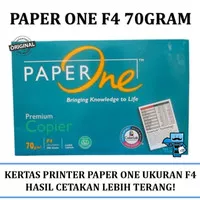 Kertas F4 HVS Paper One 70 Gram HVS F4 Paper 500 Lembar