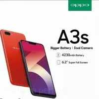 HP OPPO A3S RAM 3 ROM 32 Garansi Oppo Indonesia -Red & Purple -