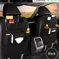 Car seat organizer Tas Mobil Multifungsi di pasang di belakang jok - Hitam