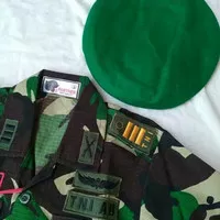 Baju tni anak/baju profesi anak/baju tni baret hijau/baju karnaval