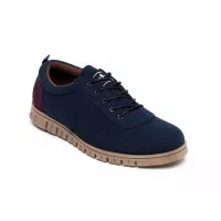 Sepatu Sneakers Footstep Footwear - Polka Navy V2