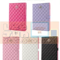 New iPad 2018 9.7" Luxury Crown with Strap Smart Flip Cover / Case
