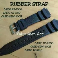 Rubber Strap Tali Jam Tangan CASIO AE-1000/AE1000/AE 1000 Free PEN