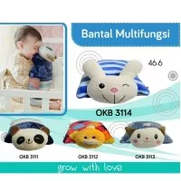 Omiland Bantal Bayi Multifungsi/Bantal Guling Karakter/Boneka Hewan