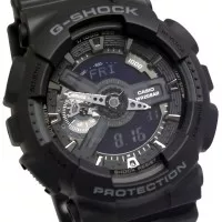 Jam Tangan Pria Cowok Casio G-Shock / Gshock GA 110 Full Black Ori