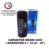GROSIR - KAPASITOR MESIN CUCI - 5 + 10 UF - CAPASITOR - JP