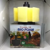 Filter Aquarium Bio Foam Filter Crown 58 M