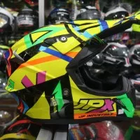 Helm Cross JPX x4 Rossi Yellow Fluo