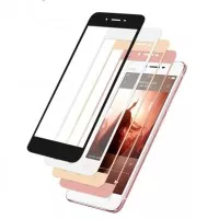 Tempered Glass OPPO A39 Warna Color Full Layar 2.5D 9H