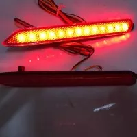reflector bumper belakang lampu LED toyota camry 2010-2013