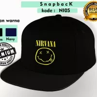 Topi nirvana band-snapback premium nirvana nI05