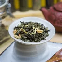Chinese Jasmine Tea utk Restoran | Teh Hijau + Melati Import 100 gr
