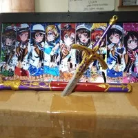 Gantungan Kunci Pedang Anime Excalibur Saber Lily Fate Series