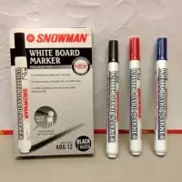 Spidol snowman whiteboard / white board marker papan tulis ABG-12