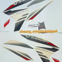 Lis body/ Striping Yamaha New Vixion Lightning NVL Putih 2014