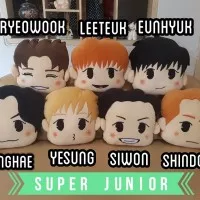 super junior eunhyuk plushie korea kado elf merchandise boneka bantal