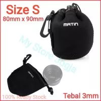 Lens Pouch Matin Neoprene Size Small S Sarung Case Pouch Lensa