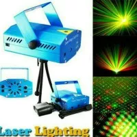 Mini Laser Stage Lighting Lampu Laser Disko Disco Proyektor sorot