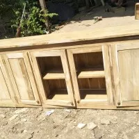 Kitchen Set Kayu jati , Ukuran 200x80x40 , Harga Terjangkau