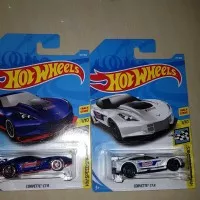 Hot Wheels Corvette C7R Putih dan Biru