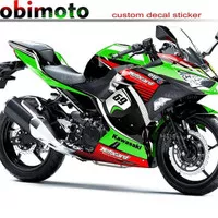 Decal KAWASAKI NINJA 250 2018 Stiker KAWASAKI NINJA 250 2018 Motocard1