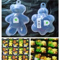 Cetakan nasi bento panda kura 1set