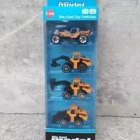 Diecast Set Mobil Alat Berat / Minatur Mobil Berat Buldoser