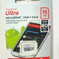 SanDisk Ultra microSDHC Card UHS-I Micro SD Class 10 16GB (48MB/s)