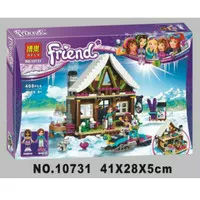 Lego Bela Friends 10731 408pcs Snow Resort Chale
