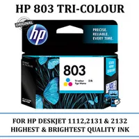 Tinta HP Original 803 CLR - Tri Colour Warna