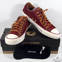 Sepatu Converse All Star CT Peached Low - Merah Maroon