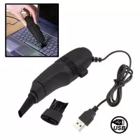 Vacuum Cleaner Mini USB Pembersih Debu Keyboard - Black