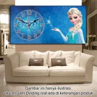 JAM DINDING FROZEN ELSA / wallart / jam dekorasi / hiasan dinding