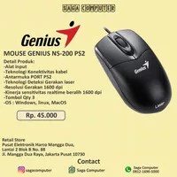 Genius NS200 Mouse PS2 Murah Hot Promo