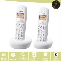 Telepon Wireless Panasonic KX-TGB212 - WHITE / Telepon Kantor Rumah