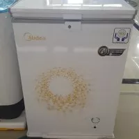 Midea Chest Freezer Daging Es Kulkas 100 Liter HS129C Garansi 2 Tahun