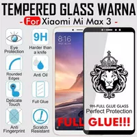 Xiaomi mi max 3 new tempered full lem 5D xiaomi mimax 3 tempered glass