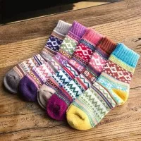 Winter colour socks / Kaos kaki wol tebal warna / Kaos kaki tebal