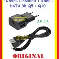 BB Q5 Q10 CHARGER TC + KABEL DATA PP BLACK ORIGINAL 100% 901911