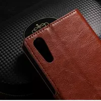 LEATHER FLIP COVER WALLET Sony Xperia XZ case hp casing dompet kulit