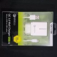 ORIGINAL CAPDASE QC 3.0 Wall Charger Raptor and Micro USB Cable
