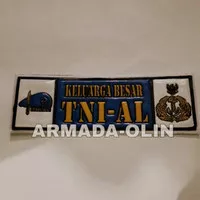 Stiker TNI AL embos panjang / Stiker TNI AL