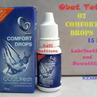 o2 comfort drops cairan tetes mata / pelembab softlens 15ml