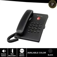 Telepon Rumah Kantor Kabel Single Line Panasonic KX-TS505 - Black