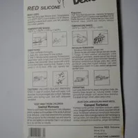 Dextone Red Silicone Red / Lem Silikon Merah 30 Gram