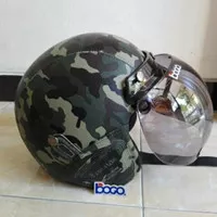 Helm Retro Bogo Loreng Ijo Hijau Army Tentara Classic