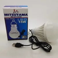 Lampu LED USB 15 watt Merk MITSUYAMA panjang kabel 1.5 meter
