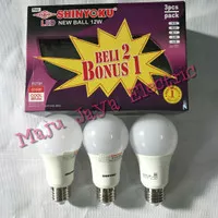 Paket Lampu LED shinyoku 12 watt w Beli 2 Bonus Gratis 1 12watt 12w