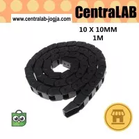 10 x 10mm 1 m Cable Drag Chain Wire Carrier with End Connectors