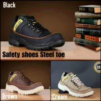 CATERPILLAR SAFETY SHOES OUTDOOR PRIA 3 VARIAN WARNA BAGUS BERKUALITAS